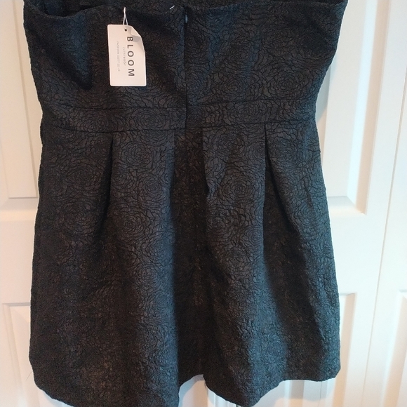 Bloom Chic LBD Black Mini Dress Rose Pattern 3XL - Picture 12 of 12